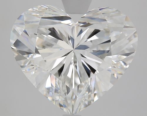 5.01ct G VS2 Rare Carat Ideal Cut Heart Diamond