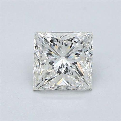 0.76ct J SI2 Good Cut Princess Diamond