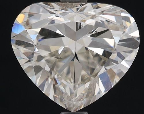 2.22ct J SI1 Rare Carat Ideal Cut Heart Diamond