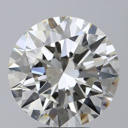 5.01ct K VVS2 Rare Carat Ideal Cut Round Diamond