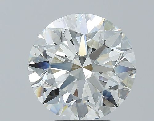 4.32ct H SI2 Excellent Cut Round Diamond