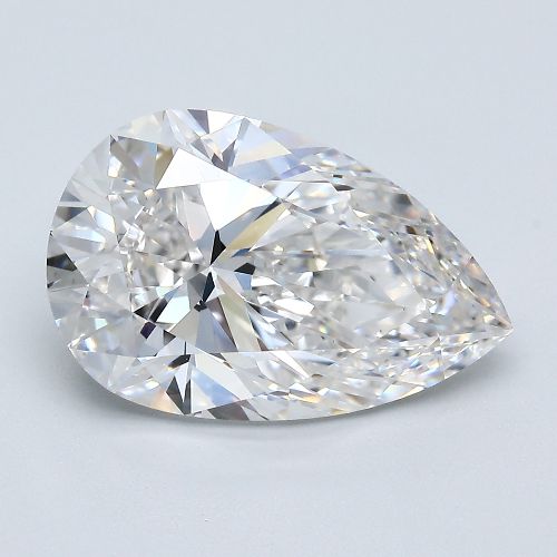5.01 Carat Pear Natural Diamond