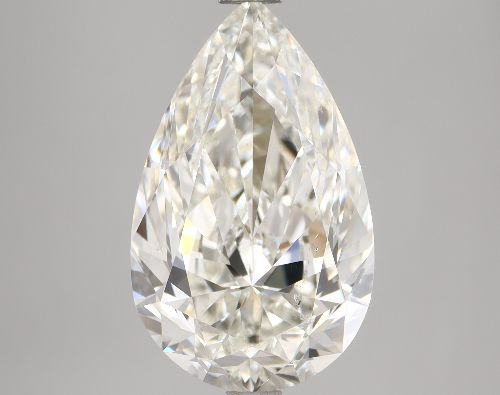 4.02ct J SI1 Rare Carat Ideal Cut Pear Diamond