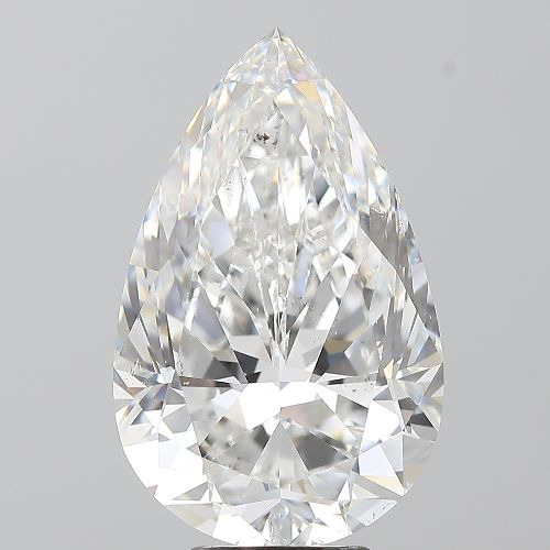 7.02ct E SI1 Rare Carat Ideal Cut Pear Diamond