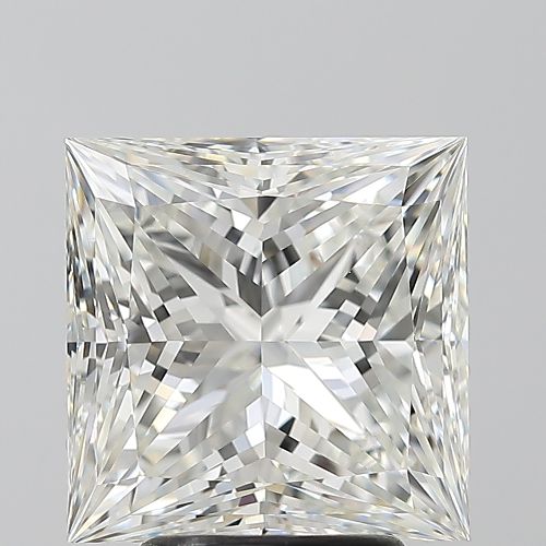 4.05ct H VS1 Rare Carat Ideal Cut Princess Diamond