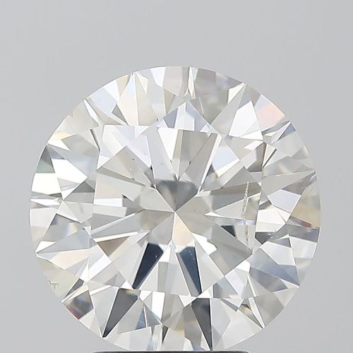 4.03ct I SI2 Rare Carat Ideal Cut Round Diamond