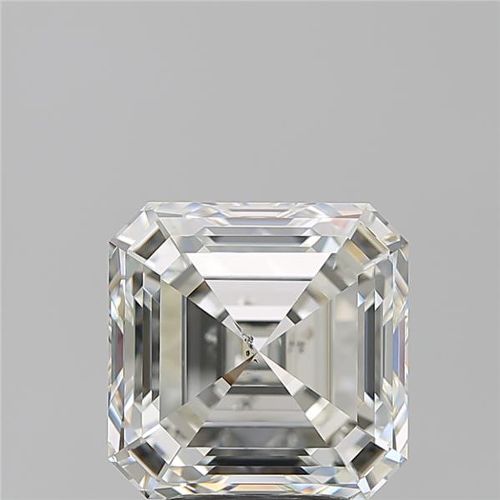 4.10ct J SI2 Rare Carat Ideal Cut Asscher Diamond