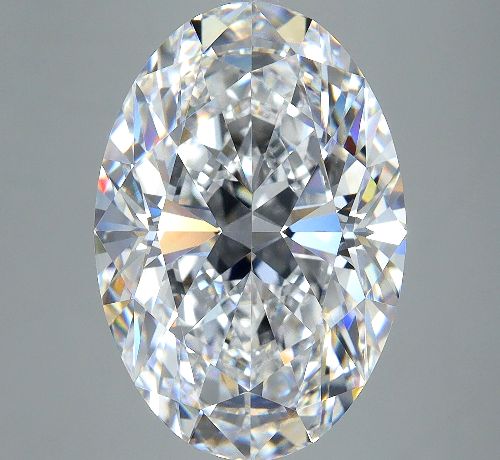 7.07ct D FL Rare Carat Ideal Cut Oval Diamond