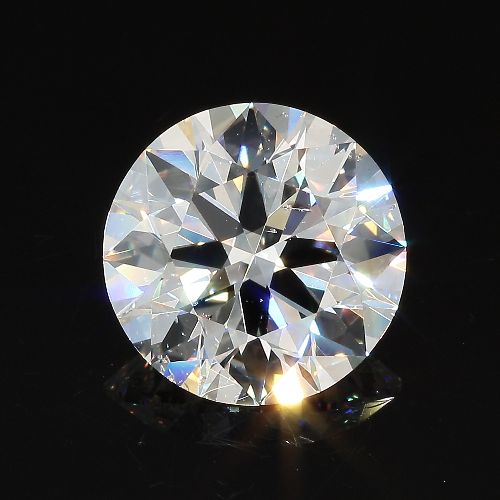 5.29ct J SI2 Rare Carat Ideal Cut Round Diamond