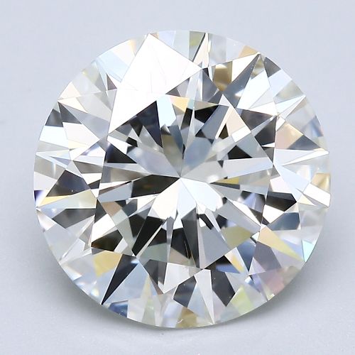 5.10ct J VS2 Rare Carat Ideal Cut Round Diamond