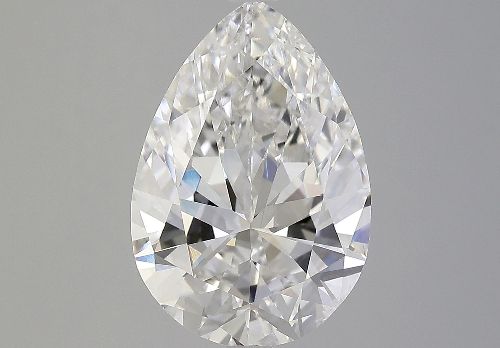 5.38ct H SI2 Very Good Cut Pear Diamond