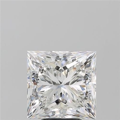 5.05ct H VS2 Rare Carat Ideal Cut Princess Diamond