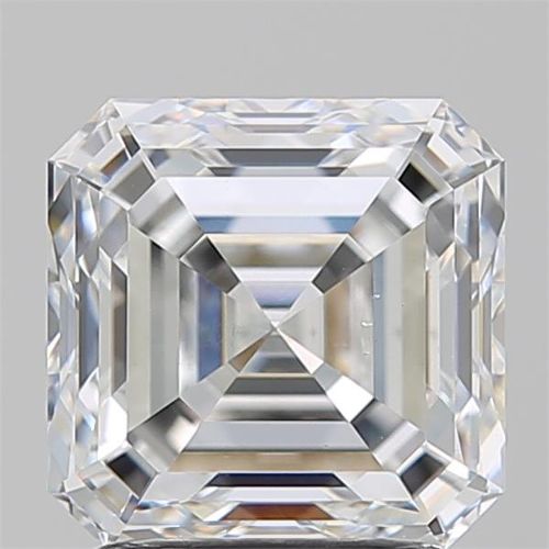 2.03ct F VS2 Excellent Cut Asscher Diamond