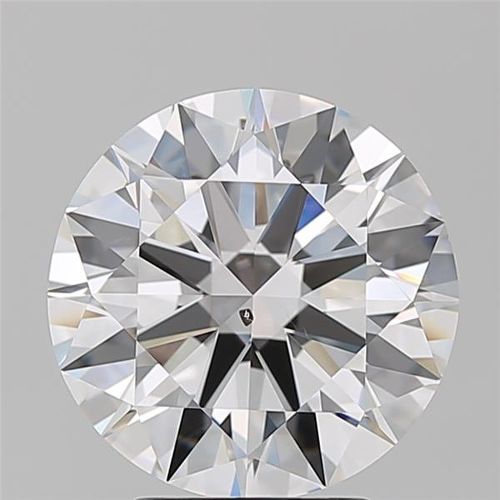 4.02ct F SI1 Excellent Cut Round Diamond