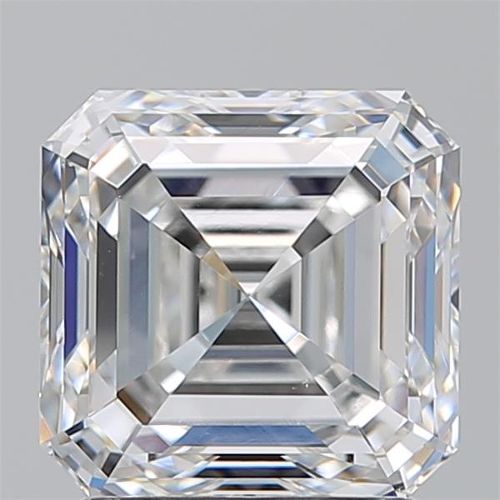 2.10ct F VS2 Excellent Cut Asscher Diamond