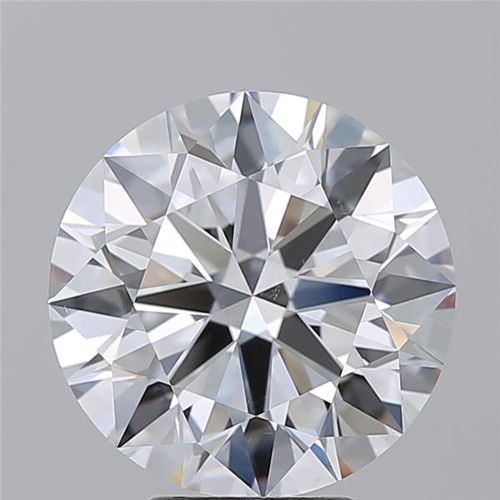 5.03ct E SI1 Rare Carat Ideal Cut Round Diamond