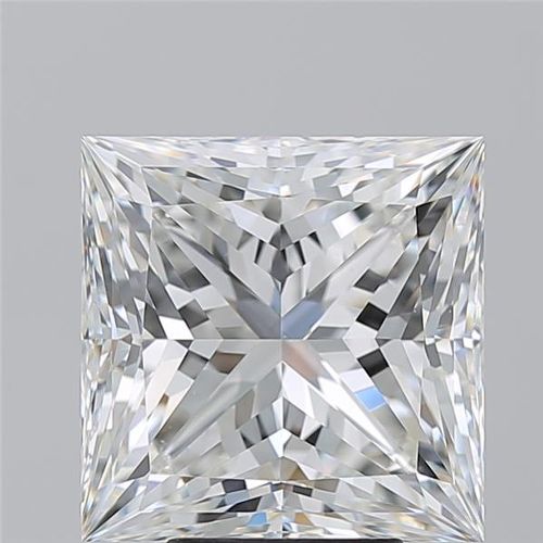 6.18ct G VS2 Rare Carat Ideal Cut Princess Diamond