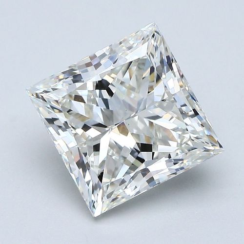 4.02ct I VS2 Very Good Cut Princess Diamond