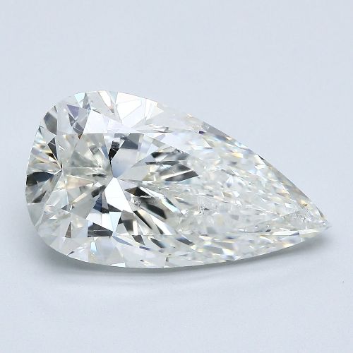 5.19ct I SI2 Very Good Cut Pear Diamond