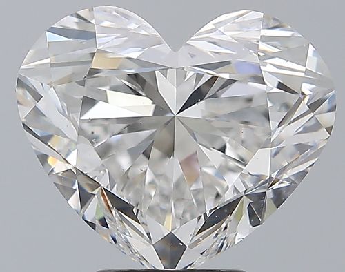 5.01ct F SI1 Rare Carat Ideal Cut Heart Diamond