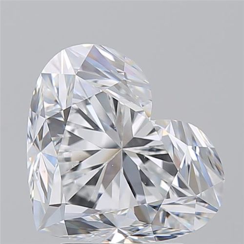 4.02ct E VS2 Very Good Cut Heart Diamond