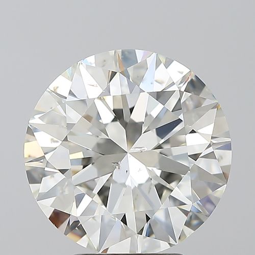 4.01ct J SI2 Rare Carat Ideal Cut Round Diamond