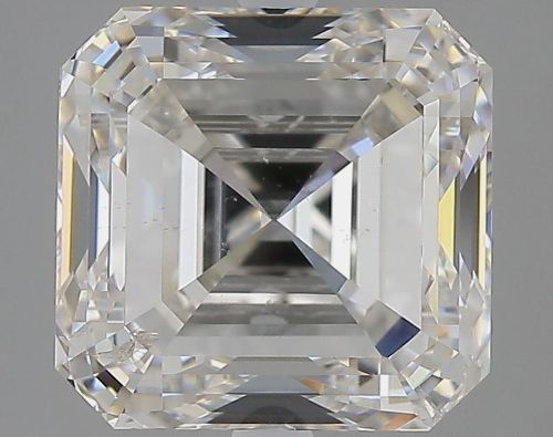 5.00ct H SI2 Very Good Cut Asscher Diamond