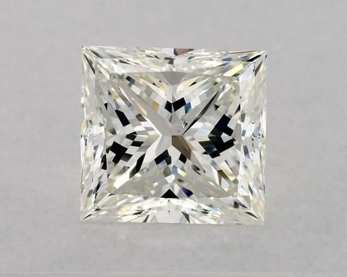 3.09ct I SI1 Rare Carat Ideal Cut Princess Diamond