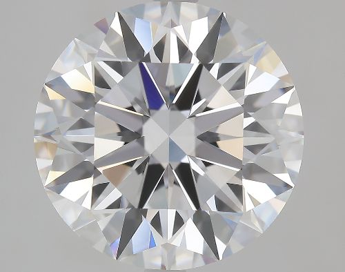 5.73ct E VVS2 Rare Carat Ideal Cut Round Diamond