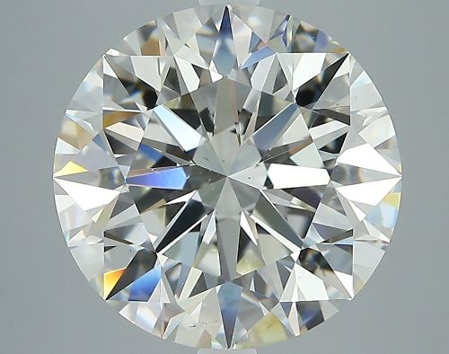 5.51ct J SI1 Rare Carat Ideal Cut Round Diamond