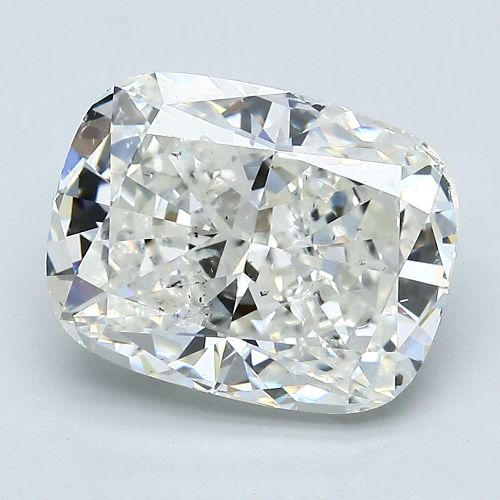 4.04ct J SI2 Rare Carat Ideal Cut Cushion Diamond