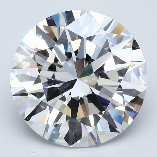 4.71ct D VVS2 Rare Carat Ideal Cut Round Diamond