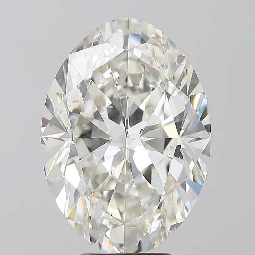 6.02ct J SI1 Rare Carat Ideal Cut Oval Diamond