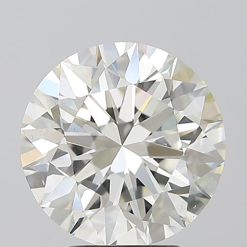 4.02ct J VS2 Excellent Cut Round Diamond