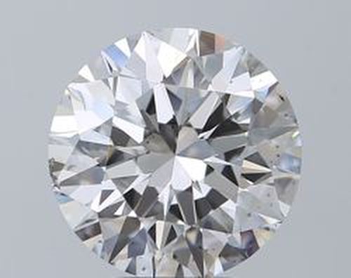 4.03ct G SI2 Rare Carat Ideal Cut Round Diamond