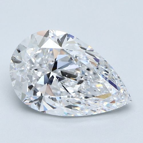 4.01 Carat Pear Natural Diamond