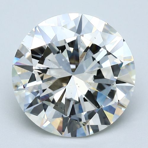 5.83ct J SI2 Good Cut Round Diamond