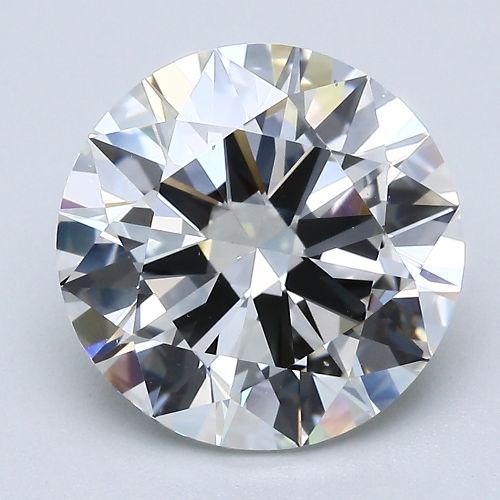 4.00ct I VS2 Rare Carat Ideal Cut Round Diamond