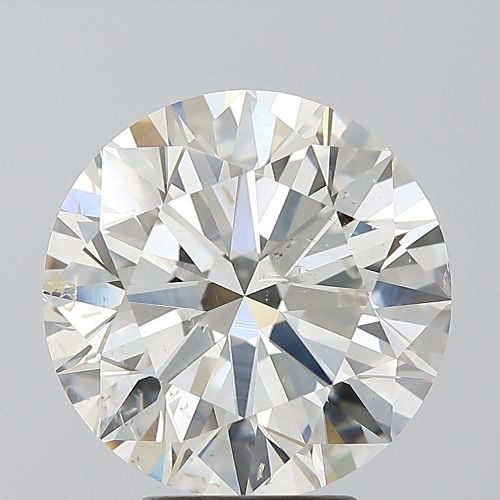 4.52ct J SI2 Rare Carat Ideal Cut Round Diamond