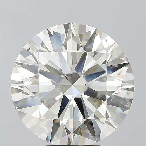 7.07ct K SI2 Rare Carat Ideal Cut Round Diamond