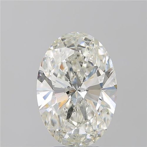 5.05ct J SI2 Rare Carat Ideal Cut Oval Diamond