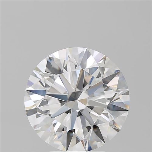 5.05ct F VS1 Rare Carat Ideal Cut Round Diamond