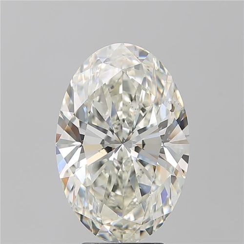 5.03ct K SI1 Rare Carat Ideal Cut Oval Diamond
