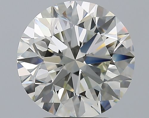 4.01ct J VS1 Excellent Cut Round Diamond