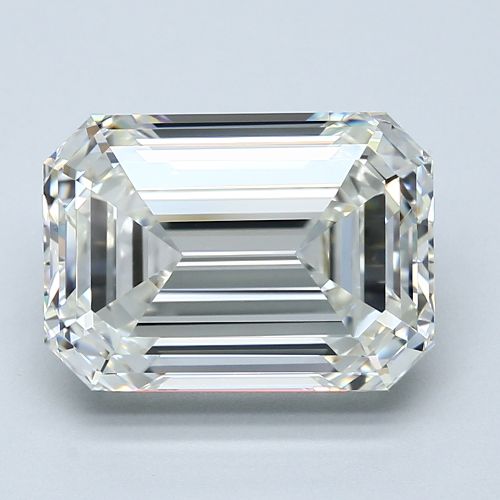 5.52ct J IF Rare Carat Ideal Cut Emerald Diamond