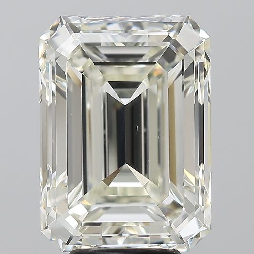 6.04ct K VS2 Rare Carat Ideal Cut Emerald Diamond