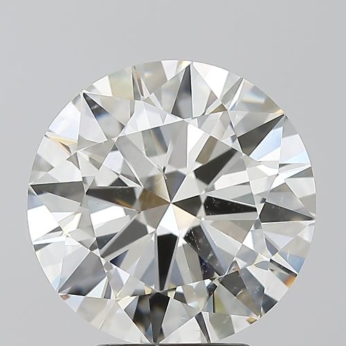 4.01ct I SI2 Rare Carat Ideal Cut Round Diamond