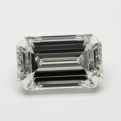 7.05ct K VS2 Rare Carat Ideal Cut Emerald Diamond