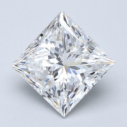 3.22ct E SI2 Very Good Cut Princess Diamond
