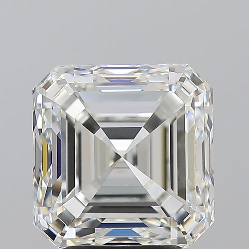 4.01ct H VVS2 Very Good Cut Asscher Diamond
